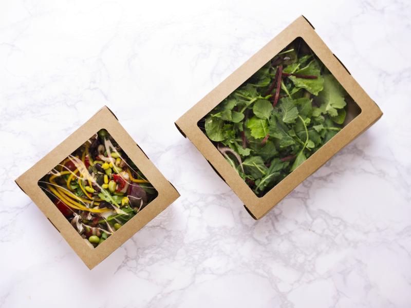 100% Compostable Salad Boxes at