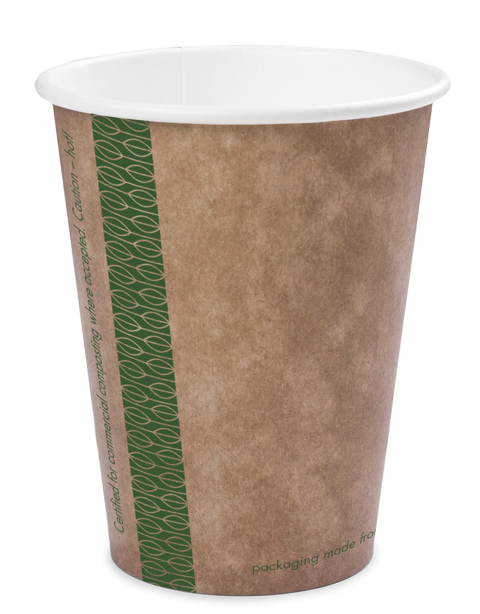 16oz (500ml) White Single Wall Coffee Cup - 89 Series – Vegware