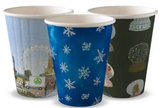 Compostable Double Wall Christmas Charity Coffee Cups (MAINLAND UK ONLY)